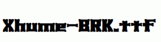 Xhume-BRK.ttf