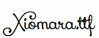 Xiomara.ttf