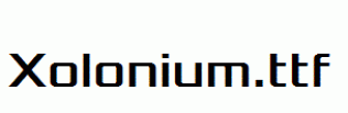Xolonium.ttf