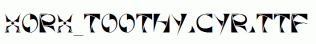 Xorx_Toothy-Cyr.ttf