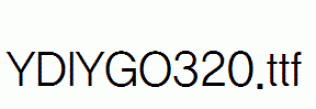 YDIYGO320.ttf