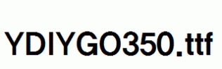 YDIYGO350.ttf