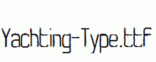 Yachting-Type.ttf