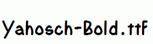 Yahosch-Bold.ttf