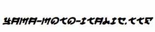 Yama-Moto-Italic.ttf