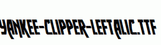 Yankee-Clipper-Leftalic.ttf
