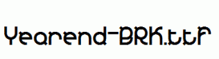 Yearend-BRK.ttf