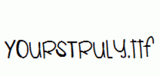 YoursTruly.ttf