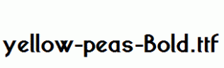 yellow-peas-Bold.ttf