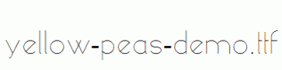 yellow-peas-demo.ttf