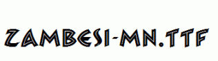 Zambesi-MN.ttf