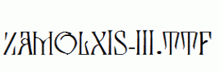 Zamolxis-III.ttf