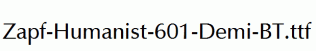 Zapf-Humanist-601-Demi-BT.ttf