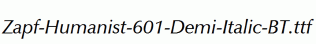 Zapf-Humanist-601-Demi-Italic-BT.ttf