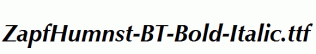 ZapfHumnst-BT-Bold-Italic.ttf