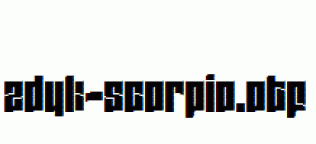 Zdyk-Scorpio.otf