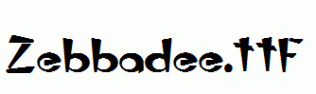 Zebbadee.ttf