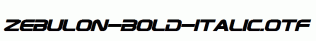Zebulon-Bold-Italic.otf