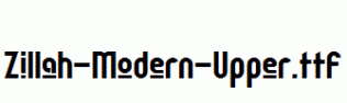 Zillah-Modern-Upper.ttf