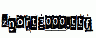 Znort3000.ttf