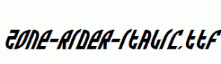 Zone-Rider-Italic.ttf