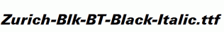 Zurich-Blk-BT-Black-Italic.ttf