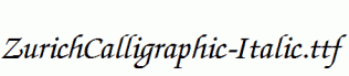 ZurichCalligraphic-Italic.ttf