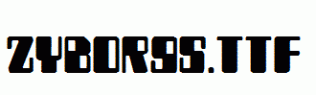 Zyborgs.ttf