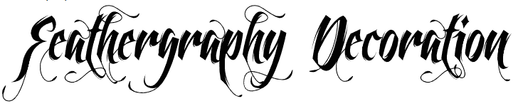 download fonts Feathergraphy Decoration
